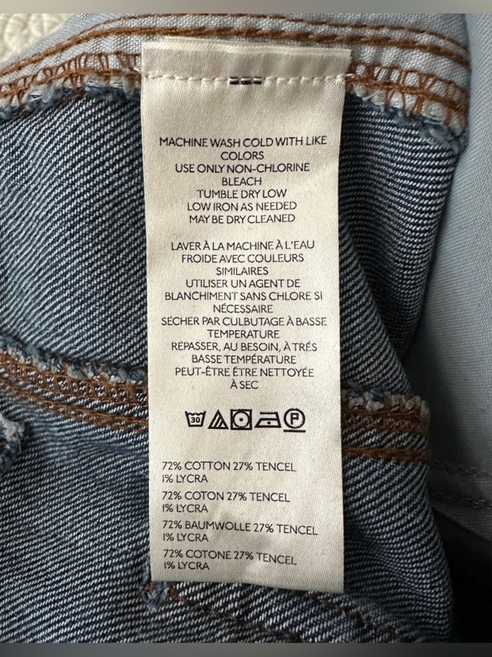 Pilcro Anthropologie The Lex High-Rise Relaxed Tapered Jeans Size 26 - Picture 11 of 15